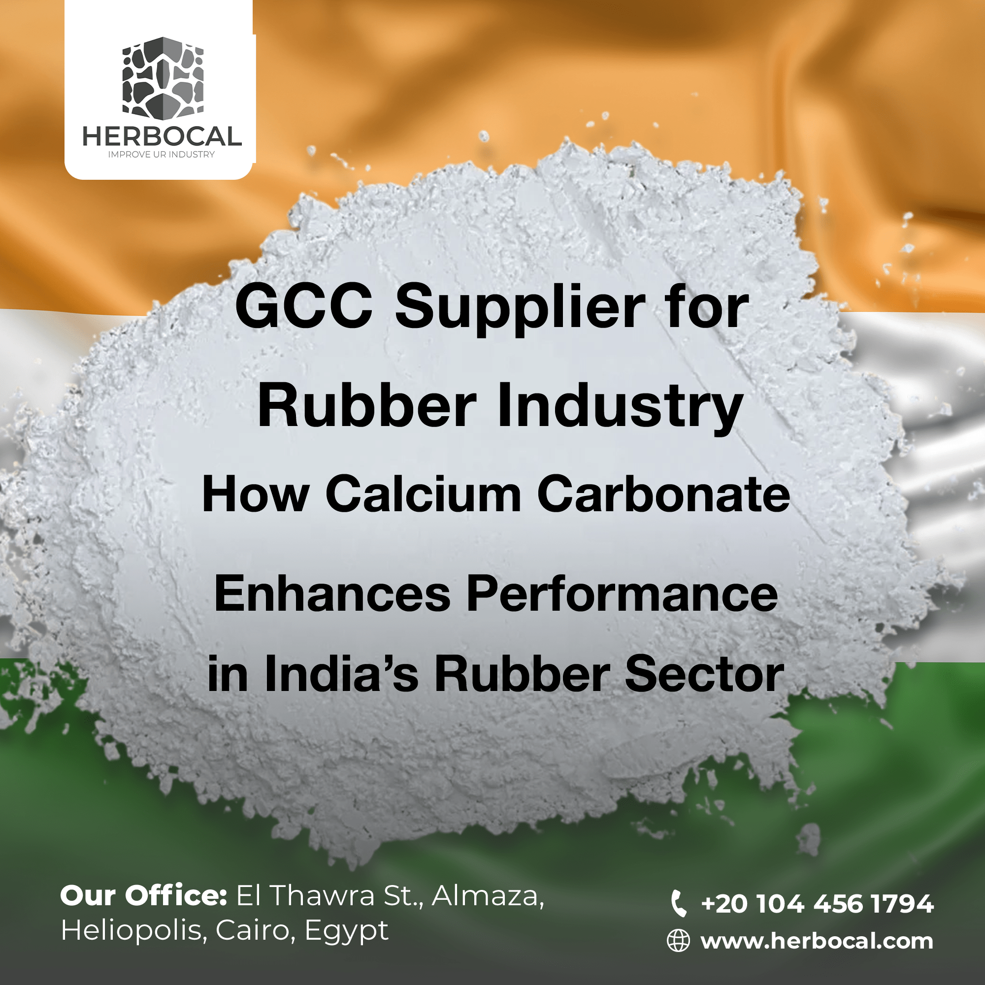 GCC Supplier for Rubber Industry: How Calcium Carbonate Enhances Performance in India’s Rubber Sector