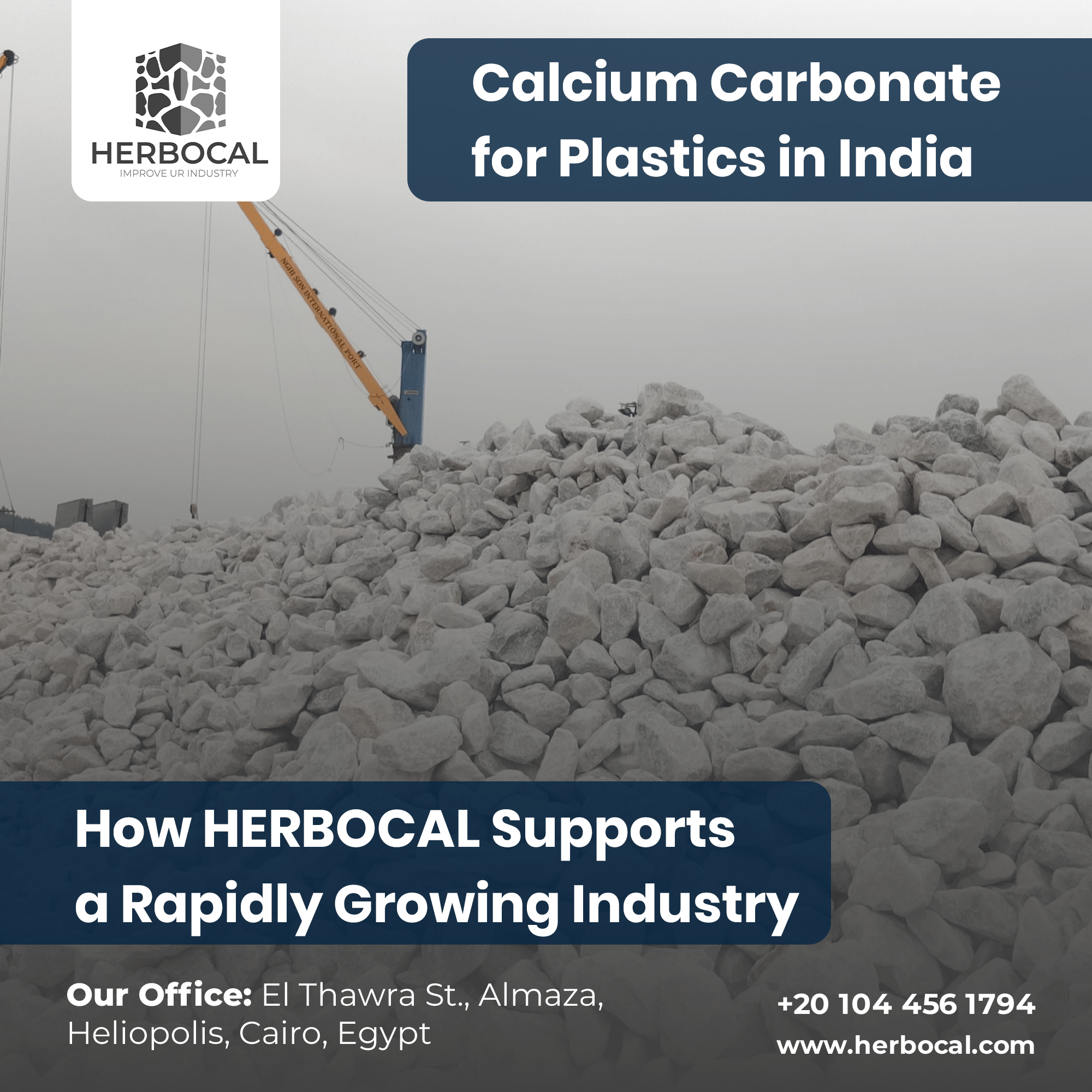 Calcium Carbonate for Plastics in India: How HERBOCAL Supports a Rapidly Growing Industry