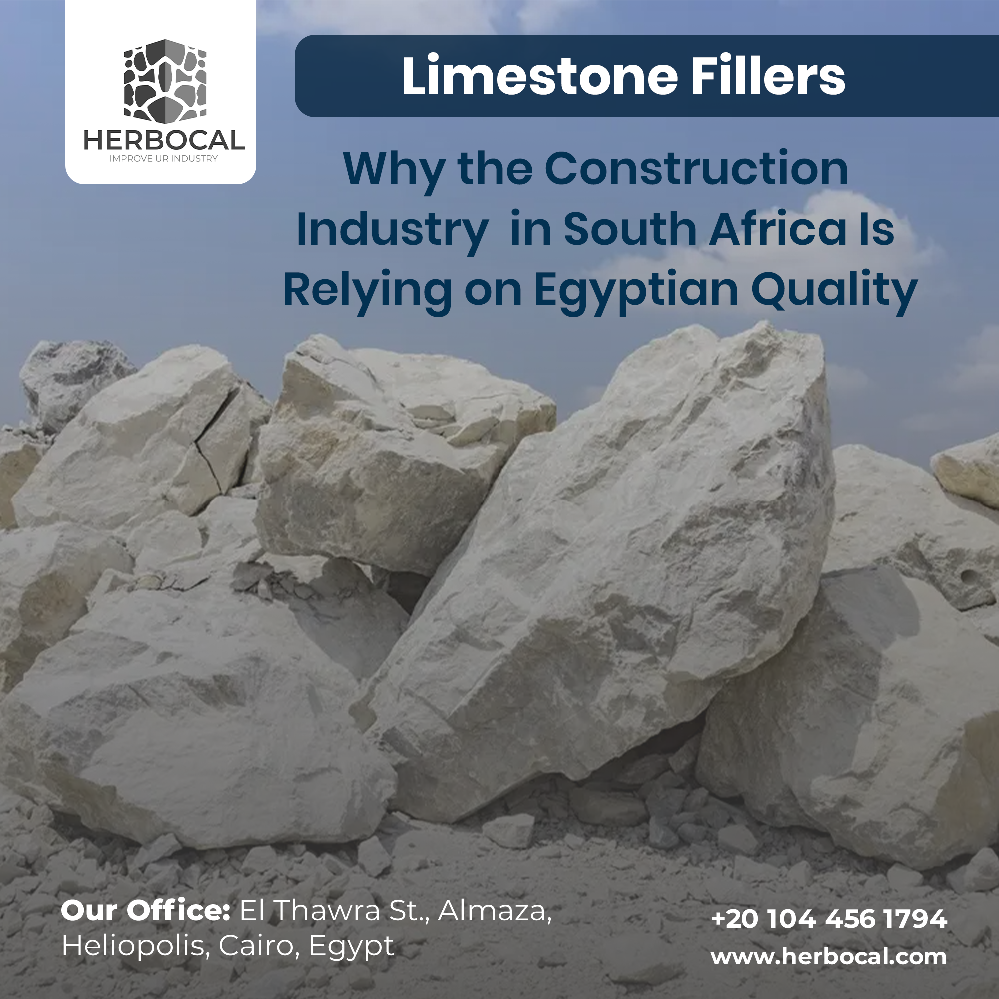 Limestone Fillers: Why the Construction Industry in South Africa Is Relying on Egyptian Quality