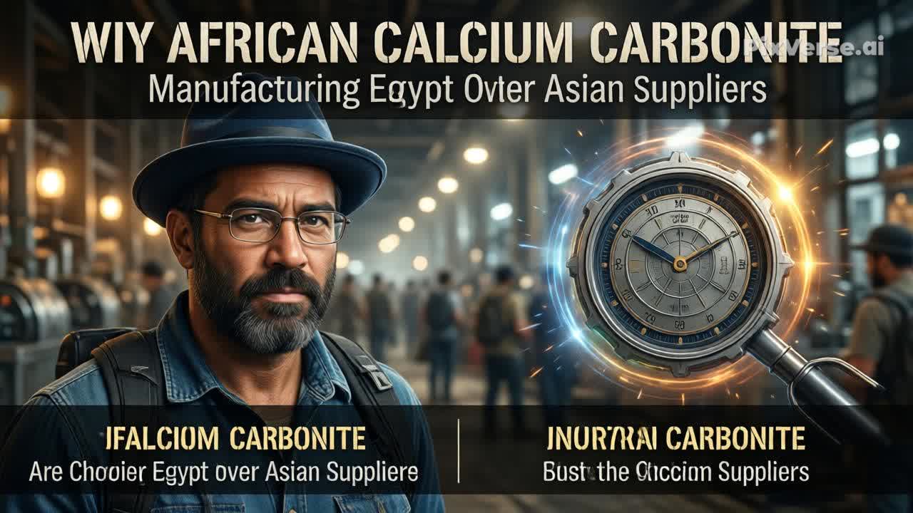 Industrial Calcium Carbonate: Why African Manufacturers Are Choosing Egypt Over Asian Suppliers
