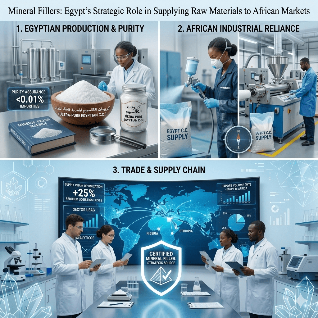 Mineral Fillers: Egypt’s Strategic Role in Supplying Raw Materials to African Markets