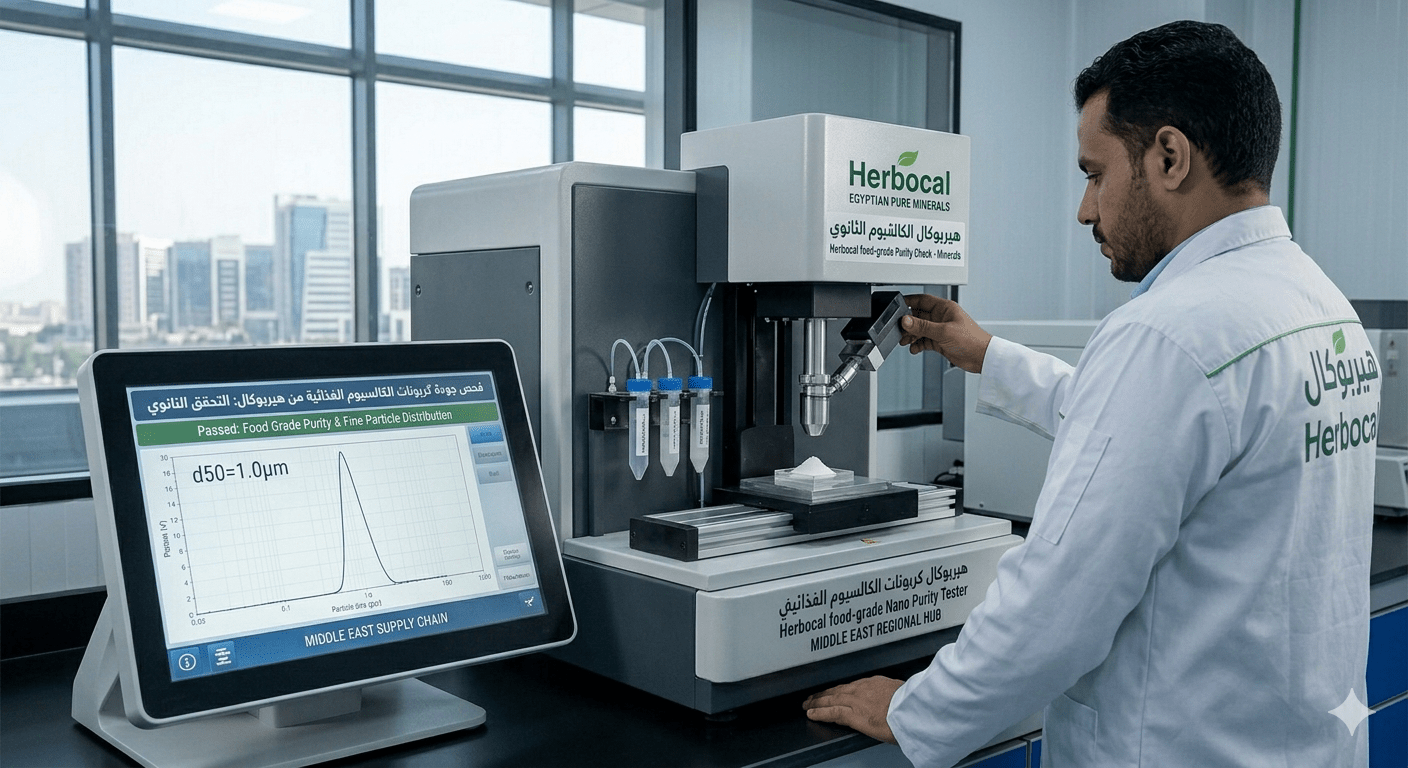 Food Grade Calcium Carbonate: Egypt’s Advantage in Supplying Global Brands via HERBOCAL
