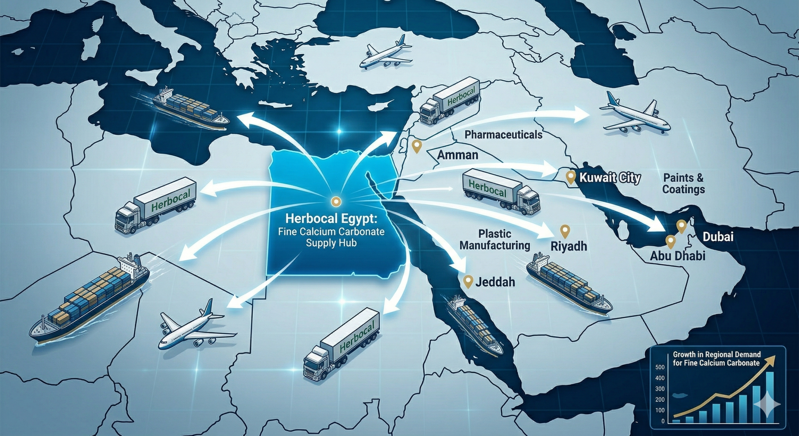 High Grade Calcium Carbonate: How Egyptian GCC is Filling the Demand Gap in Europe’s Construction Industry