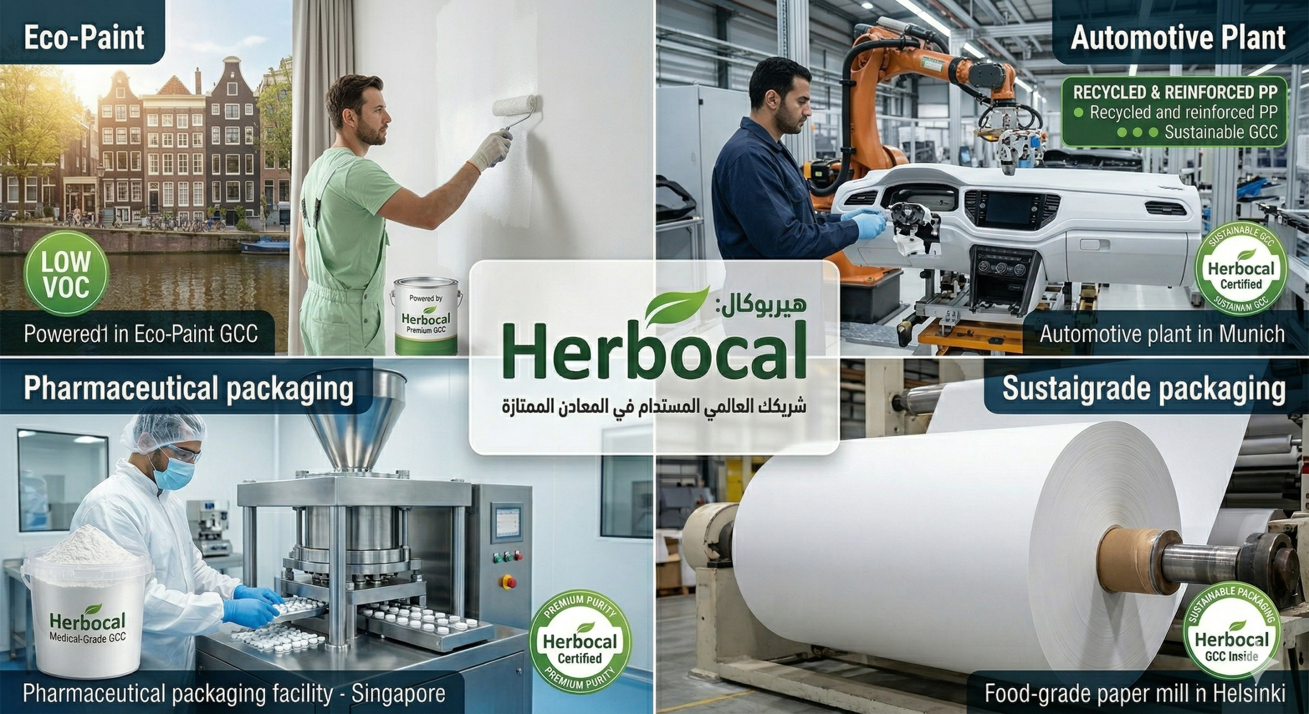 Sustainable Calcium Carbonate: HERBOCAL’s Role in Supplying Premium Minerals to Global Buyers