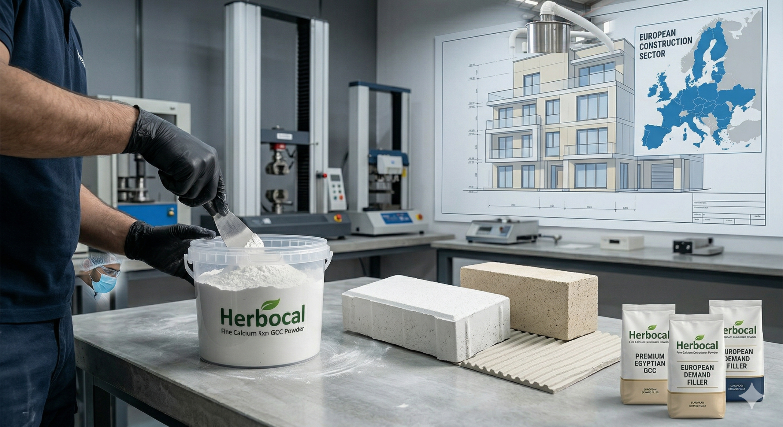 High Grade Calcium Carbonate: How Egyptian GCC is Filling the Demand Gap in Europe’s Construction Industry