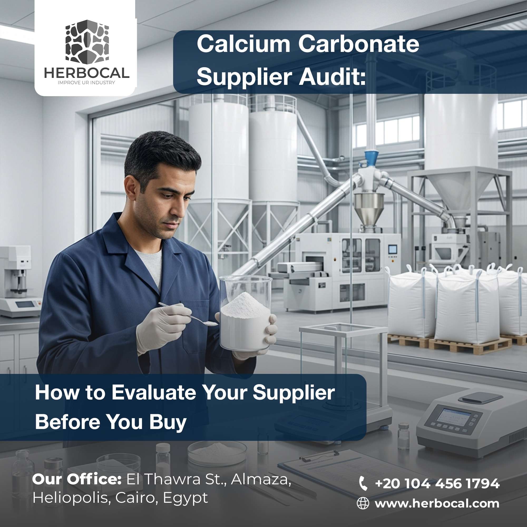 Calcium Carbonate Supplier Audit: How to Evaluate Your Supplier Before You Buy